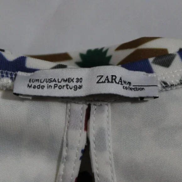 Zara Sleeveless A-Line Dress Women's Size 12 - Picture 6 of 8